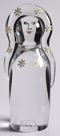 Kosta Boda Annual Paperweight Miss Kosta - Boxed