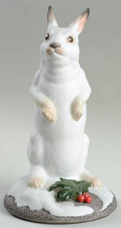 Kazmar Porcelain Figurines Snowshoe Hare - No Box