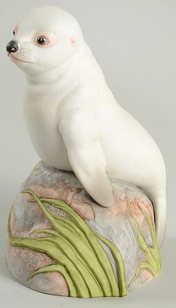 Kazmar Porcelain Figurines Sea Lion Pup - No Box