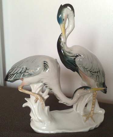 Karl Ens Figurine Great Blue Heron - No Box