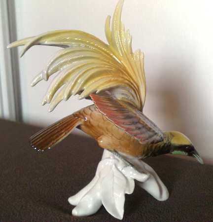 Karl Ens Figurine Bird Of Paradise - No Box