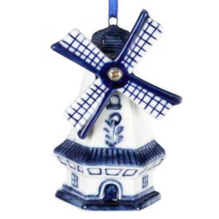 China & Lace - Delft Blue Windmill C - No Box 54b
