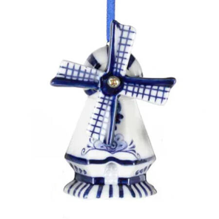 China & Lace - Delft Blue Windmill B - No Box 54a