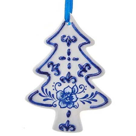 China & Lace - Delft Blue Tree - No Box 63b
