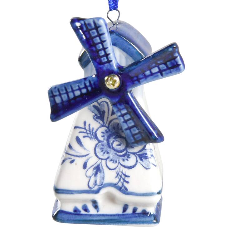 China & Lace - Delft Blue Windmill A - No Box