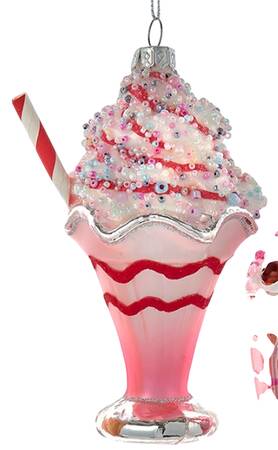 Sweet Shoppe Red Soda Float With Straw - No Box Nb48c