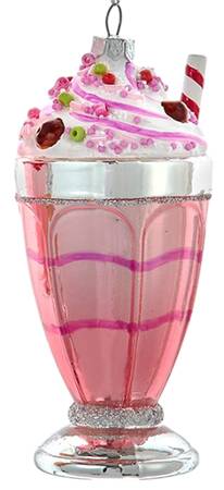Sweet Shoppe Pink Soda Float With Straw - No Box Nb48b