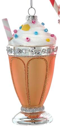 Sweet Shoppe Gold Soda Float With Straw - No Box Nb48a