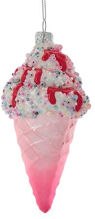 Sweet Shoppe Ice Cream With Pink Cone - No Box 47a