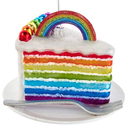 Sweet Shoppe Slice Of Rainbow Cake - Boxed