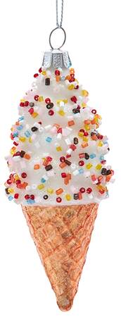 Sweet Shoppe White Ice Cream Cone - No Box 39b