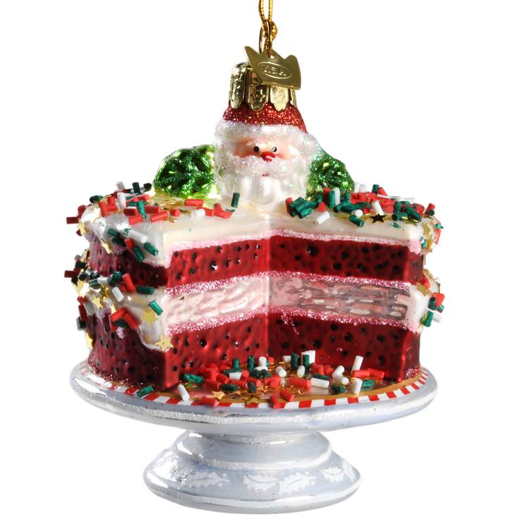 Sweet Shoppe Red Velvet Cake On Stand - Boxed