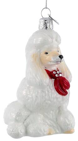 Pet Parade (Bown Glass) Poodle With Scarf - No Box