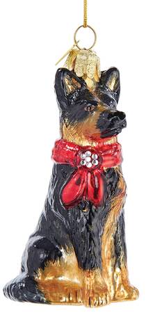 Pet Parade (Bown Glass) German Shepherd With Scarf - No Box 108