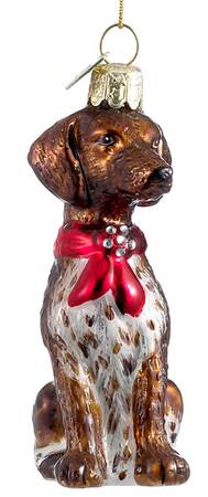 Pet Parade (Bown Glass) German Pointer With Scarf - No Box