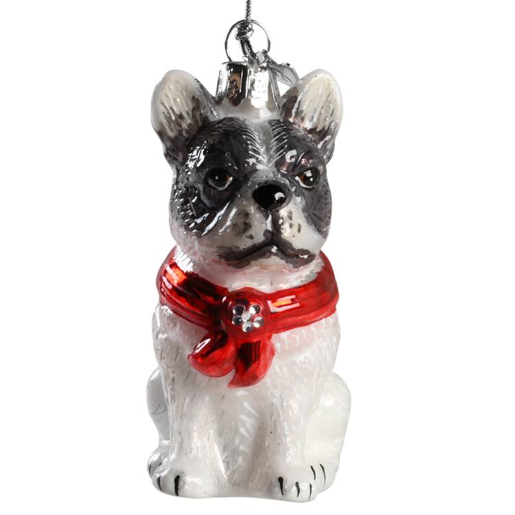 Pet Parade (Bown Glass) French Bulldog With Scarf - No Box