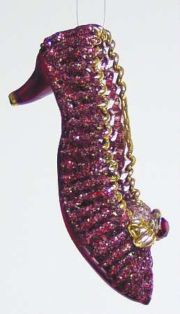 Kurt Adler Crystal Ornaments Shoe-Sparkle Slip-On - Boxed