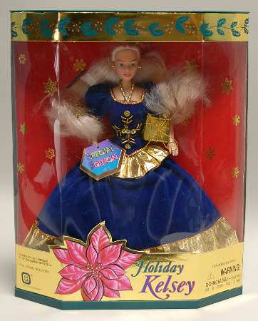 Holiday Kelsey Doll Kelsey-Purple Dress - Boxed