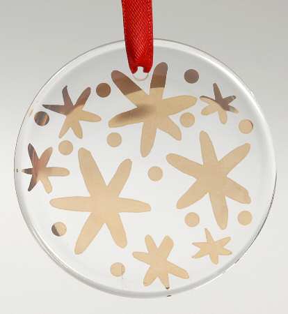 Kosta Boda  Ornaments Glimmering Snowflake - Boxed