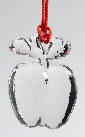 Kosta Boda  Ornaments Apple-Clear - Boxed