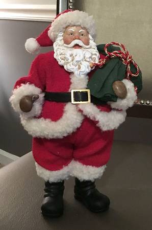 Fabriche Santas Santa W/Bag Of Toys-Musical - Boxed