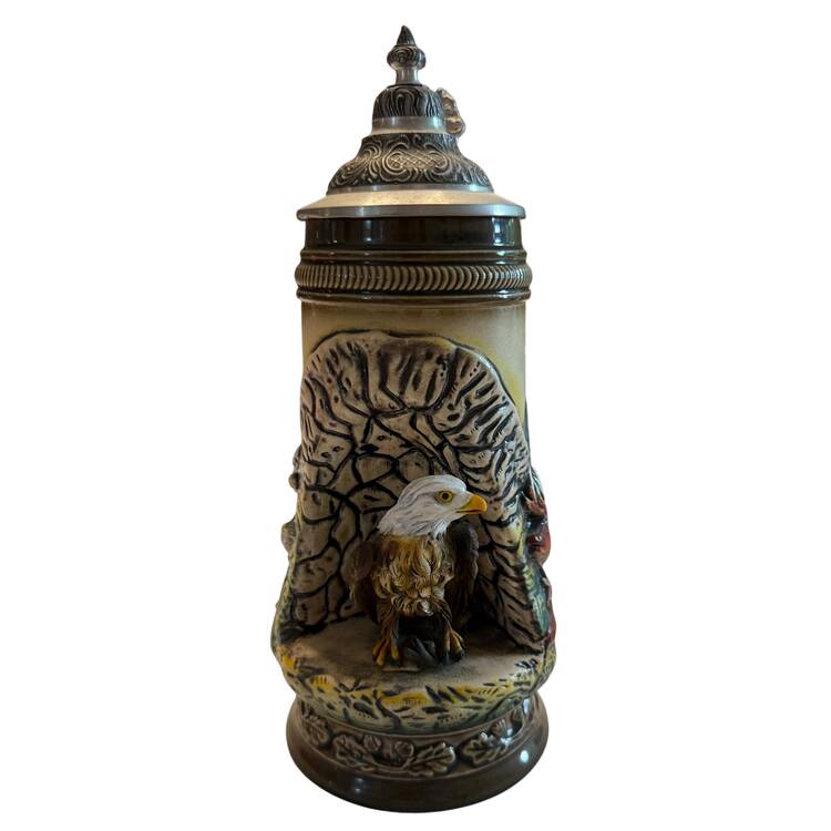 King-Werk Beer Stein Eagle - Tierwelt-Wildlife - No Box