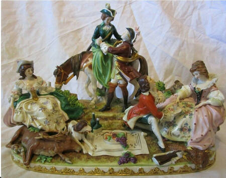 Kister Figurines Hunting Scene - No Box