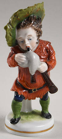 Kister Figurines Dwarf With A Bagpipe - No Box