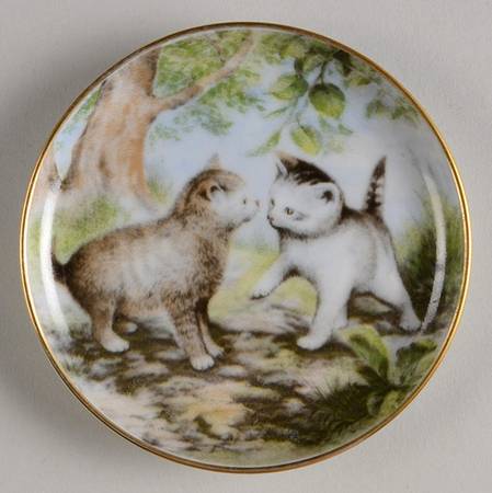 Kitten Miniature Plates Motif 2 - No Box