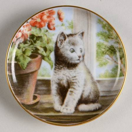 Kitten Miniature Plates Motif 1 - No Box