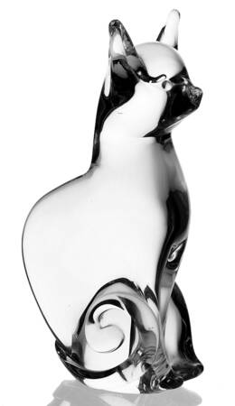 FM Konstglas Art Glass Feline - No Box