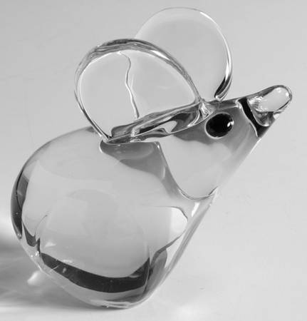 FM Konstglas Art Glass Mouse - No Box