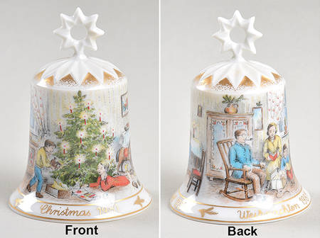 Christmas Tree Bell 1981-Christmas Bell - Boxed