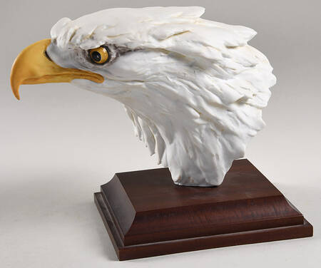 Birds Eagle Bust-Colored - No Box