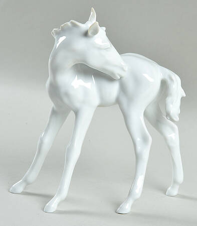 Horses Foal (White Glaze) - Boxed