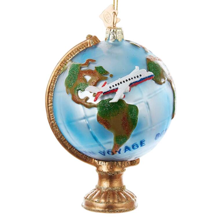 Travel Globe With Airplane - No Box
