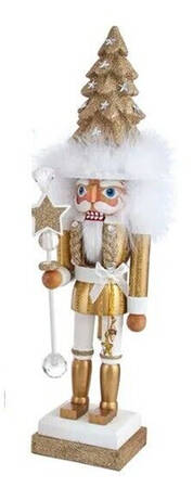 Hollywood Nutcracker Gold Christmas Tree Hat - Boxed