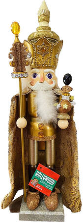Hollywood Nutcracker Gold King - Boxed
