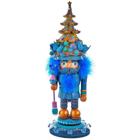 Hollywood Nutcracker Christmas Tree Hat-Blue - Boxed