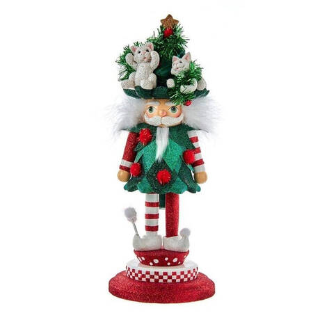 Hollywood Nutcracker Cats In Tree Hat - Boxed