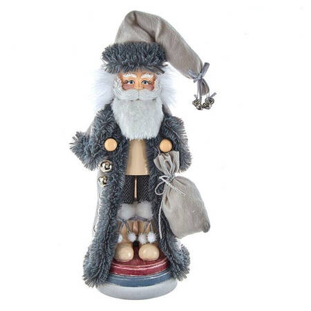 Hollywood Nutcracker White And Grey Santa - Boxed