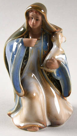 Nativity Shepherdess With Lamb - No Box