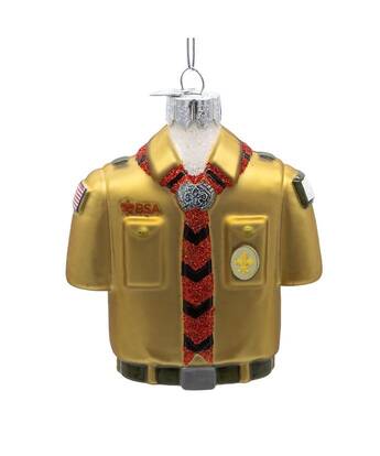 Boy Scouts - Blown Glass Boy Scout Shirt - No Box