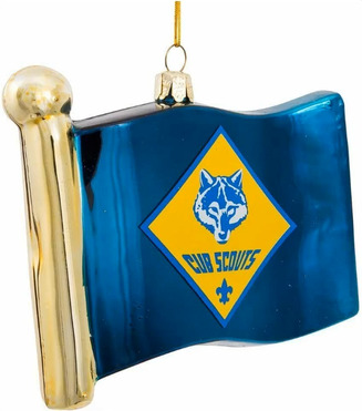 Boy Scouts - Blown Glass Cub Scout Flag - No Box