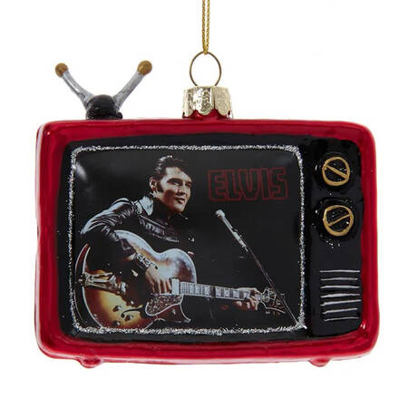 Elvis - Blown Glass Tv Ornament - Boxed
