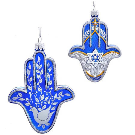 Hanukkah - Noble Gems Hanukkah Hamsa Hand - Boxed