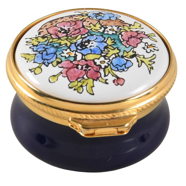 Kingsley Enamels Boxes Flower Basket - Boxed