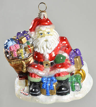 Santa Collection Santa On Sled - No Box