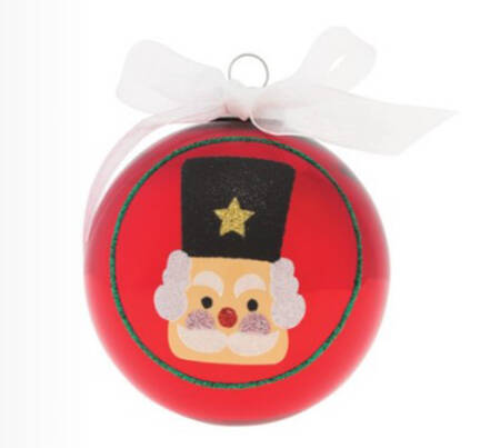 Holiday Cheer Red Nutcracker Round - No Box