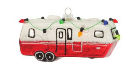 Holiday Cheer Retro Christmas Camper - No Box
